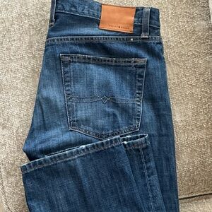 Lucky Brand Men's Dark Blue Straight Jeans